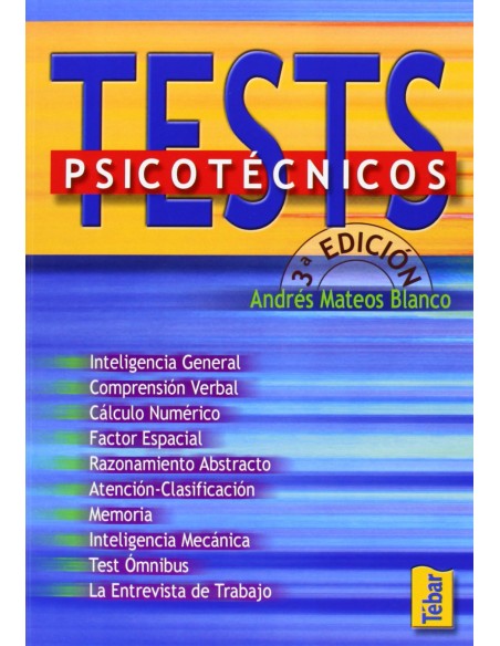 TEST PSICOTECNICOS 3ª EDICION